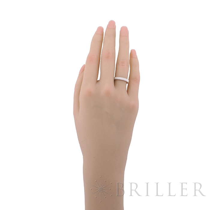 BOUCHERON　ブシュロン キャトル グログラン リング スモール ホワイトゴールド 11号 JAL01170【未使用】 13