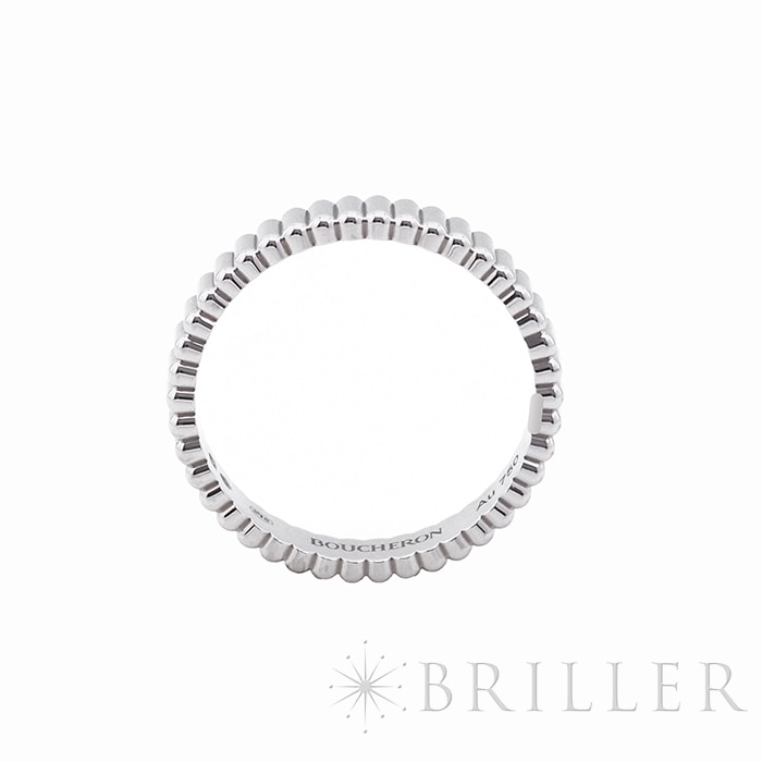 BOUCHERON　ブシュロン キャトル グログラン リング スモール ホワイトゴールド 11号 JAL01170【未使用】 3