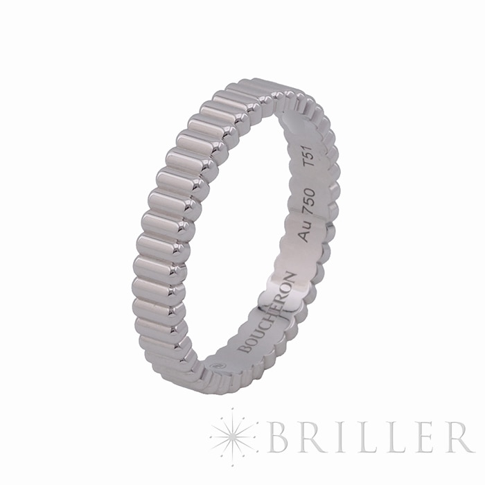 BOUCHERON　ブシュロン キャトル グログラン リング スモール ホワイトゴールド 11号 JAL01170【未使用】 8