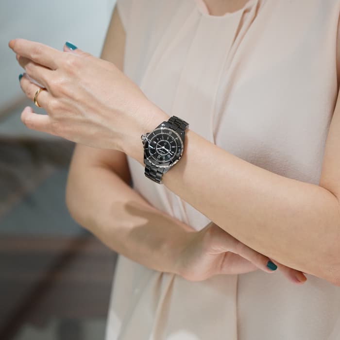 CHANEL シャネル J12 H0682 J12 33mm ブラックセラミック 29