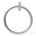 CARTIER カルティエ ジュストアンクル リング スモールモデル ホワイトゴールド セミパヴェダイヤモンド 7号 B4231600 8