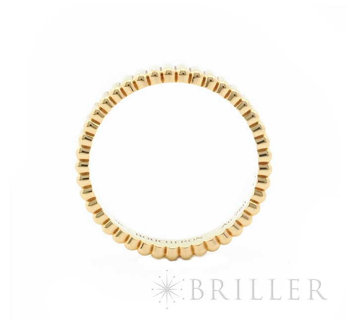 BOUCHERON　ブシュロン キャトル グログラン リング スモール イエローゴールド 9号 JAL01169 3